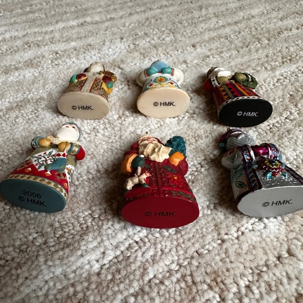 Set of Hallmark Keepsake 2006 Santa's From Around the World, Miniatures